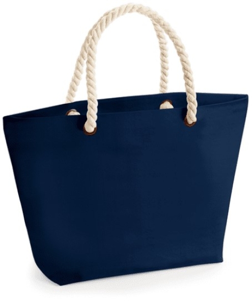 Nautical Beach Bag, Marineblau